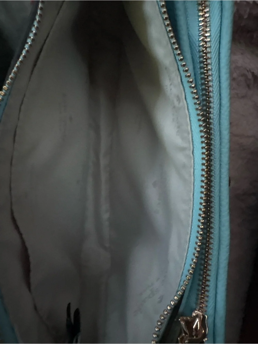kate spade Woven Leather Crossbody in Aqua Blue